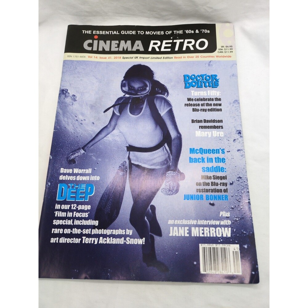 Cinema Retro Magazine Vol 14 Issue #41 2018 Dave Worrall